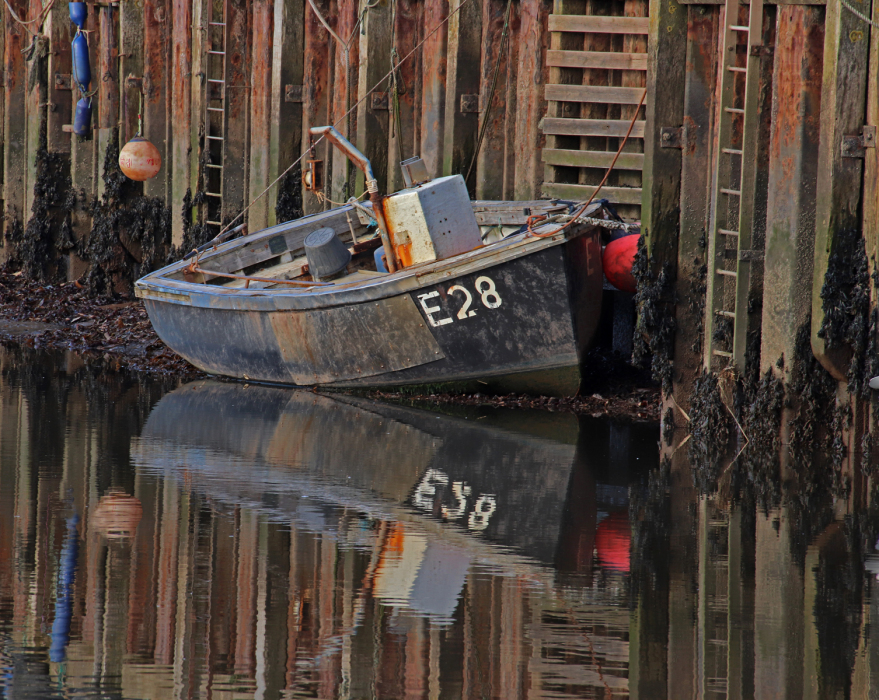 29 Crabbing Boat At Rest by Ian Shaw