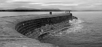 24 Lyme Bay From The Cobb by Ian Shaw