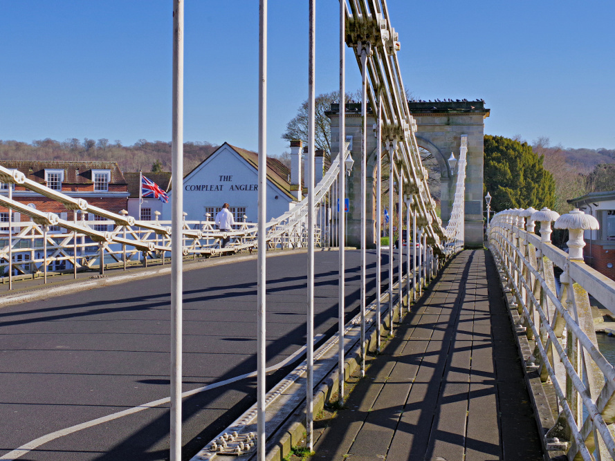 22 Marlow Suspension Bridge by Philip Byford