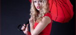 26 Fiery Lady In Red