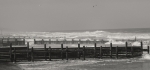 Stormy weather at Sidestrand, Norfolk by Hilary Moore